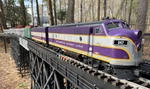 G Scale Custom Atlantic Coast Line Full Acl, Usa Trains F3 Ab Phoenix Snd. Fixed Price $1495.00.
