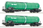 Roco On Rail Tank Car Set 6600147 Ho Scale Dc. Fixed Price $155.00.