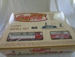 Nib K-line 027 Coca Cola Ready-to-run 5 Unit Diesel Train Set. Fixed Price $390.90.