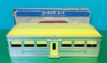 Bachmann Plasticville U.s.a Diner Kit DE-7 Grey Sides, Yellow Roof & Trim. Fixed Price $20.00.