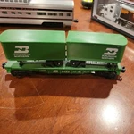 Lionel 9133 Gauge Burlington Northern Flatcar W/trailer Vans. Fixed Price $22.95.