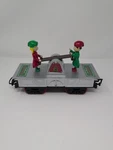 2016 Blue Hat Christmas North Pole Junction Train Replacement Elf Car Vgc. Fixed Price $16.97.