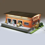 Scale Schneider Freight Building Lighted Gauge Train Layout Warehouse. Fixed Price $132.99.