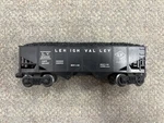 + Lionel Postwar Gauge 6456 Black Lehigh Valley 25000 Hopper Car W/ Coal Load. Fixed Price $25.00.