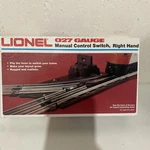 Lionel 027 Gauge Manual Control Switch Right Hand 6-5022 Original Box. Fixed Price $29.95.