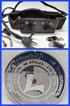 Vintage Lionel Post War Zw Lower Half Transformer Case & Steel Badge Train Sign. Fixed Price $30.00.