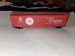 Atsf El Capitan, Box Car, Sold As Pictured See Photos For Details. Fixed Price $6.21.