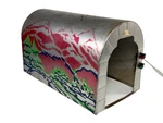 Vintage, Junior Bridge 301L Steel Model Train Tunnel Scenery, 11 X 6 3/4. Fixed Price $37.99.