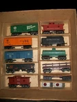 Marx Sears 1960 Only Allstate Train Set #9825 Box & Pictured Rolling Stock. Fixed Price $79.99.