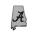 Alabama Crimson Tide State Ncaa College Team Solid Metal Chrome Emblem Amg. Fixed Price $19.99.