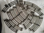 Marx/lionel 23 Pc Rail Gauge 15 Curved, 7 Straight, Crossing Usa. Fixed Price $18.47.