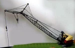 22RB Lattice Crane Fly Jib 55 On E31B Unpainted Gauge Scale Langley Model Kit. Fixed Price $56.49.