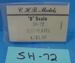 Scale ON30 1/48 Logging Sled Plates Detail Parts C.h.b. Models SH-72 Chb. Fixed Price $11.95.