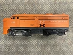 + Lionel Postwar Gauge New Haven 232 Orange Alco Unit Diesel Locomotive *ss. Fixed Price $150.00.