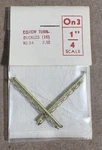 Vintage Grandt Line ON3 Scale Brass D&rgw Turnbuckles (16) XC-54 Nos. Fixed Price $10.95.