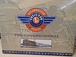 Lionel Celebration Congressional Set 6-21782 GG1 LOCO+4 Passnger Cars Sealed Box. Fixed Price $1400.00.