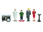 Lionel 6-14218 Downtown People Pack 027 Mib New Pewter Hand Painted Pieces. Fixed Price $22.00.