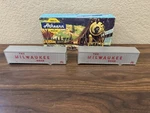 Athearn Ho Scale Milwaukee Road 40 Trailer 2 Pack - Unbuilt New In Box. Fixed Price $16.00.