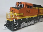 Atlas Dash 8-40BW Diesel Heritage Ii Locomotive 7854-1 Bnsf #536 2 Rail. Fixed Price $475.00.