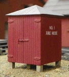 Bts Models 17750 Scale B&o Fire Hose House 3-PACK Laser-cut Wood. Fixed Price $42.99.