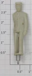 Lionel 145-27 Gray Gateman Figure Without Arm. Fixed Price $10.00.