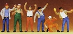 Preiser 68202 Standing Trucker Figures (set Of 6). Fixed Price $35.11.