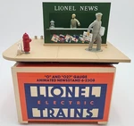 Lionel 6-2308 Gauge Animated News Stand/box. Fixed Price $25.59.