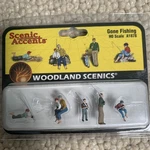 Woodland Scenics Ho Scale Accents #A1878 Gone Fishing. Fixed Price $14.29.