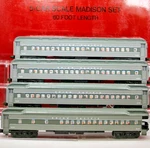Williams Gauge Union Pacific 80FT 5-CAR Madison Passenger Set Nos W/ Box. Fixed Price $299.99.