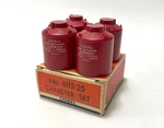 Scarce Postwar Lionel 6112-25 Canister Set 1956-58 Separate Sale C10 Mint Nos. Fixed Price $140.00.