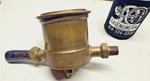 Sherwood No 4 Brass Cup Pump Handle Oiler Steam Line Hit Miss Engine 3/8". Fixed Price $124.99.
