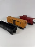 Lionel Postwar Gauge X2454 Orange/brown + Pennsylvania 347000 2452. Fixed Price $29.95.