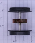 Lionel 18728-74 Wheel Set With Worm Gear. Fixed Price $14.00.