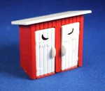 Plasticville O-O27 #SA-9 1 Original Vintage Outhouse Excellent Condition. Fixed Price $14.75.