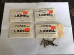 4 Packs Lionel 8-82109, Brass Pins Large Scale Track Ob. Fixed Price $6.00.