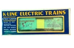K-line 027KC16 Ashley Birthday 1993 Green Boxcar Gauge. Fixed Price $30.00.