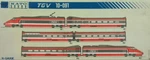 Kato Scale 10-091 Tgv Powered Train 6 Car Set French National Railways 1/150. Fixed Price $247.00.