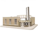 Mth 30-9054 Illuminated Railtowne Movie Theater Nib. Minor Box Damage. Fixed Price $89.99.