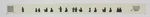 Lionel 2534-7 Right Hand Silver Bluff Window Strip (10). Fixed Price $10.00.