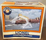 New Lionel 6-14083 Pedestrian Walkover Bridge Crushed Box From Storage SC364. Fixed Price $60.00.