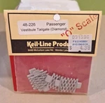 Keil Line Passenger Vestibule Tailgate O Scale Rail Detail Kit 48-226. Fixed Price $5.00.