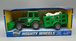 Mighty Wheels Farm Tractor Trailer Vehicle & Horse Die Cast Metal Plastic 2013. Fixed Price $24.99.