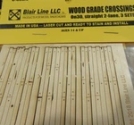 Blair Line ON30 Laser Cut Wood Grade Crossing 221. Fixed Price $14.98.