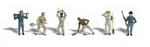 Woodland Scenics A2167 Scale Accents Chain Gang Figures (set Of 6). Fixed Price $13.59.