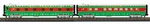 Mth 30-68287 Christmas 2-CAR 60 Streamlined Passenger Set W/led Lights New. Fixed Price $249.00.