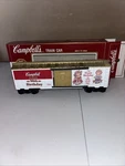 Line 649202 Campbells 125 Anniversary Kids 90TH Birthday Boxcar 027 Gauge. Fixed Price $20.00.