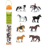 Safari Ltd. - Horses & Riders Toob Contains 10 Mini Figurines. Fixed Price $13.99.