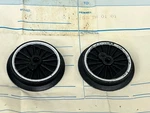 Lionel 8702-20 Spoked Wheels White Rims Move Ticket 6-00-8702-020 Nos 1987. Fixed Price $9.99.