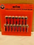 Lionel 1929815 Peel & Stick Lights 15-PACK Bulbs 2019 Mib New Sealed. Fixed Price $24.99.