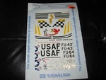 F-86F'S 80 FBS/8 Fbw & 39 Fis In 1/48 By Microscale Decal. Fixed Price $24.99.